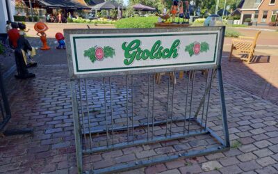 Grolsch fietsenrek voor 7 fietsen 125,00